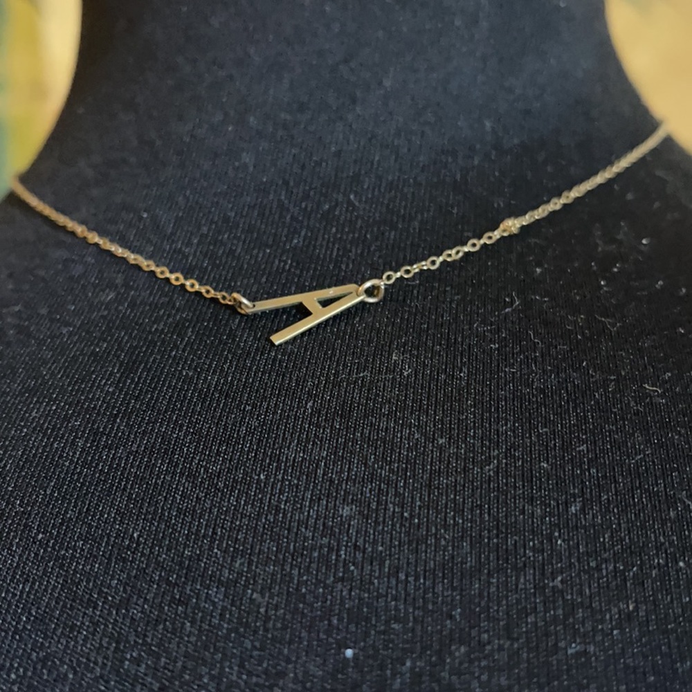 Urban Outfitters Initial letter “A” necklace - Picture 3 of 6